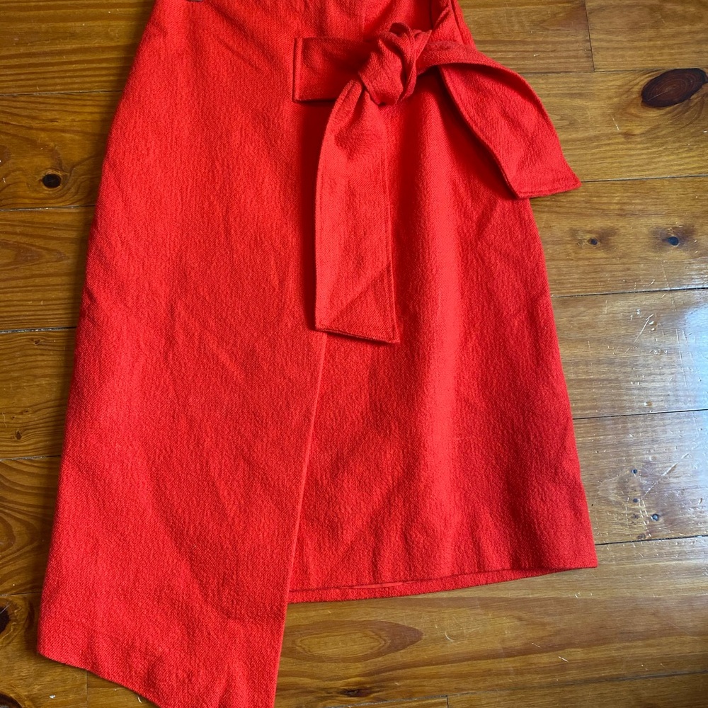 Anthropologie Maeve Asymmetrical Wrap Mini Skirt